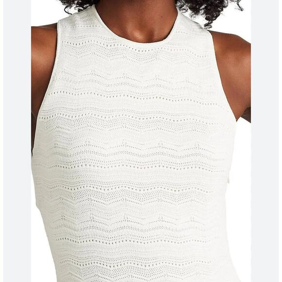 Ralph Lauren Collection Sleeveless Sweater Dress Midi Lux Cream Knit $2490 L NWT - Picture 4 of 16